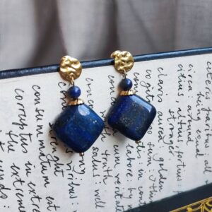 aros joyas originales hermosas lapislazuli chile