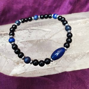 pulsera joyas hombre lapislazuli onix rancagua