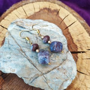 aros piedra natural agata india