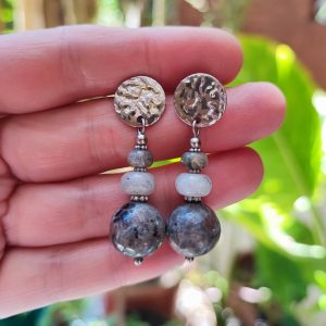 aros joyas de piedra yooperlite yooperlita chile